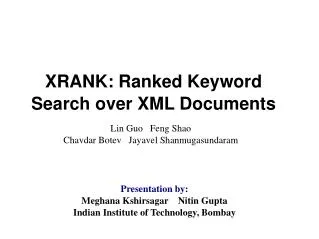 XRANK: Ranked Keyword Search over XML Documents