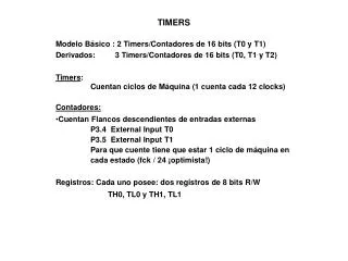 timers