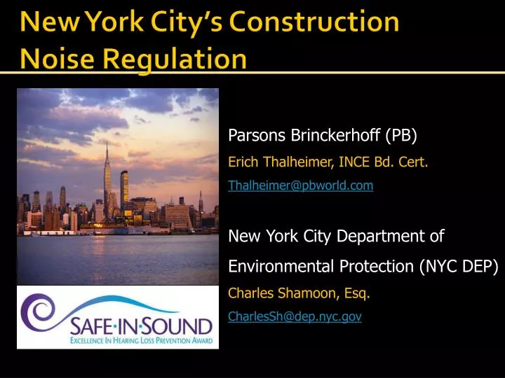 new york city s construction noise regulation