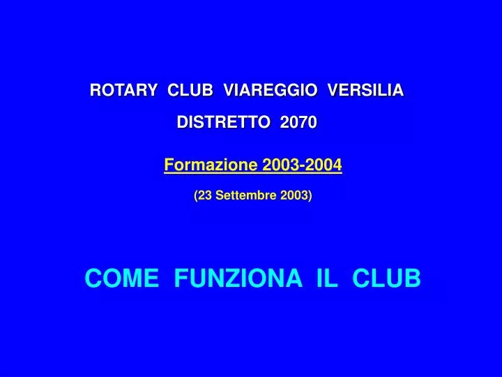 rotary club viareggio versilia distretto 2070