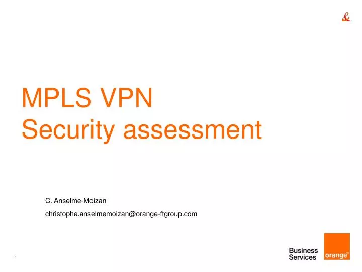 mpls vpn security assessment