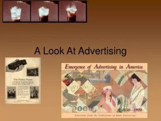 A Look At Advertising