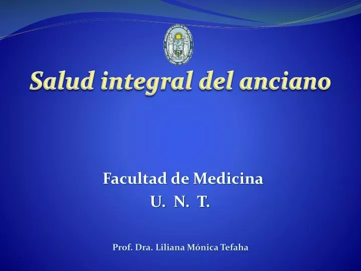 facultad de medicina u n t