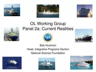 OL Working Group Panel 2a: Current Realities