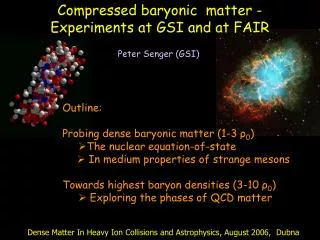 Compressed baryonic matter - Experiments at GSI and at FAIR