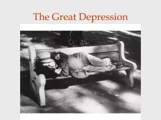 The Great Depression