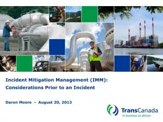 Incident Mitigation Management (IMM): Considerations Prior to an Incident