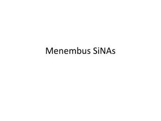 menembus sinas