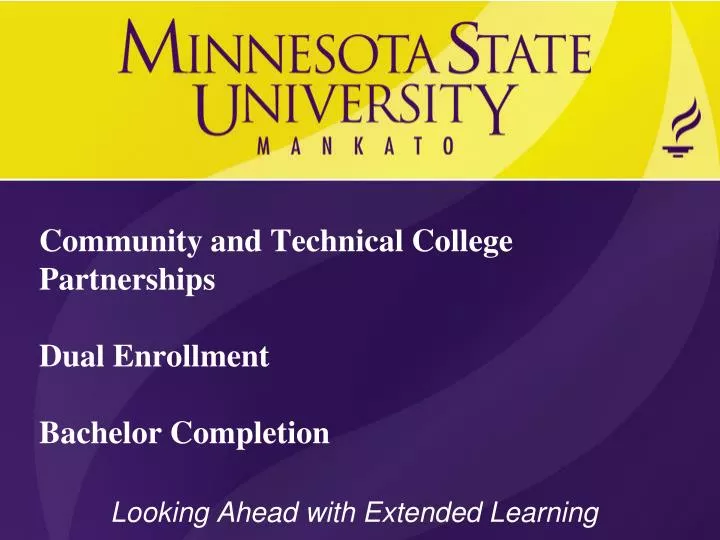 community and technical college partnerships dual enrollment bachelor completion