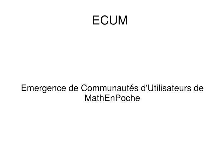 emergence de communaut s d utilisateurs de mathenpoche