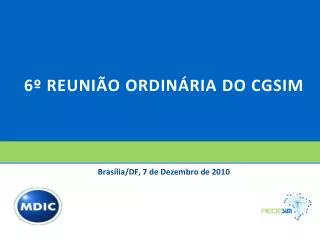 6 reuni o ordin ria do cgsim