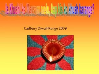 Cadbury Diwali Range 2009