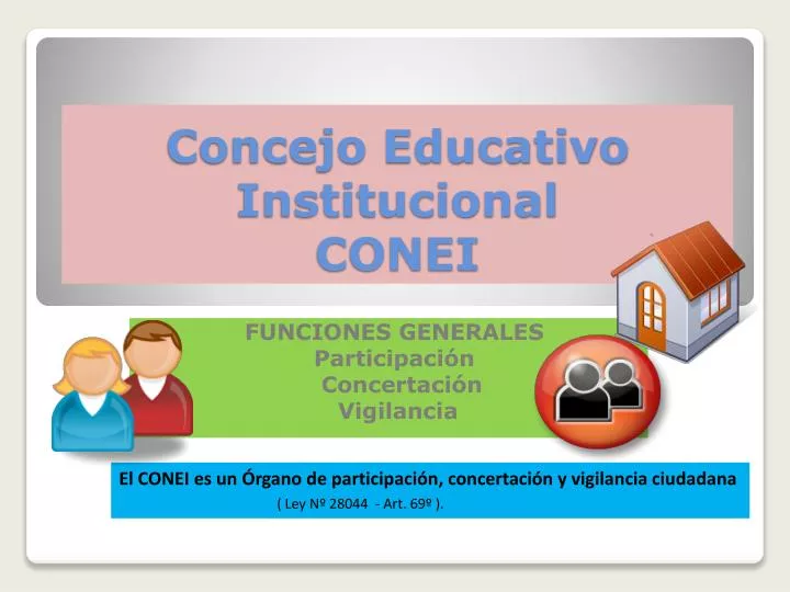 concejo educativo institucional conei