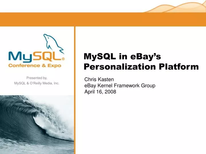 mysql in ebay s personalization platform