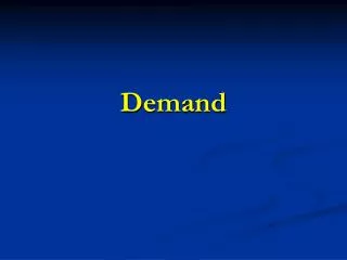 Demand