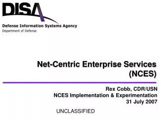 Net-Centric Enterprise Services (NCES)