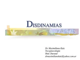 d isdinamias