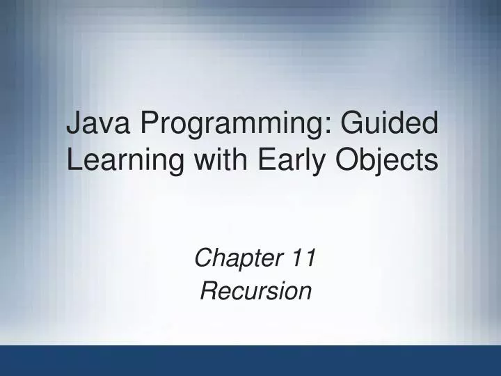 java programming guided learning with early objects
