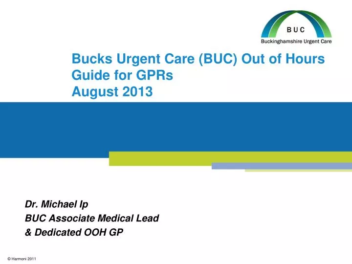 bucks urgent care buc out of hours guide for gprs august 2013