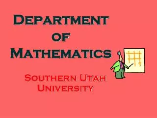 Department of Mathematics