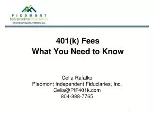 401(k) Fees What You Need to Know