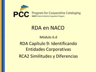 rda en naco