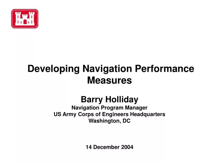 developing navigation performance measures