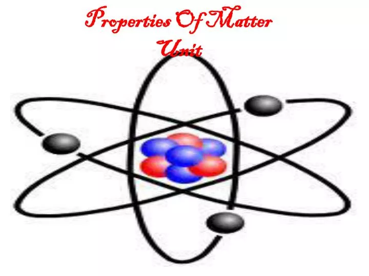properties of matter unit