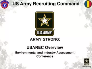 USAREC Overview Environmental and Industry Assessment Conference