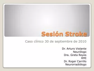 sesi n stroke