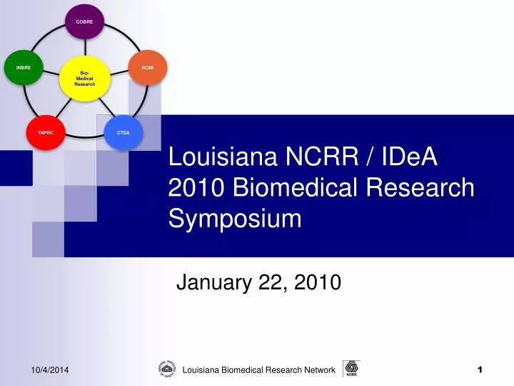 louisiana ncrr idea 2010 biomedical research symposium