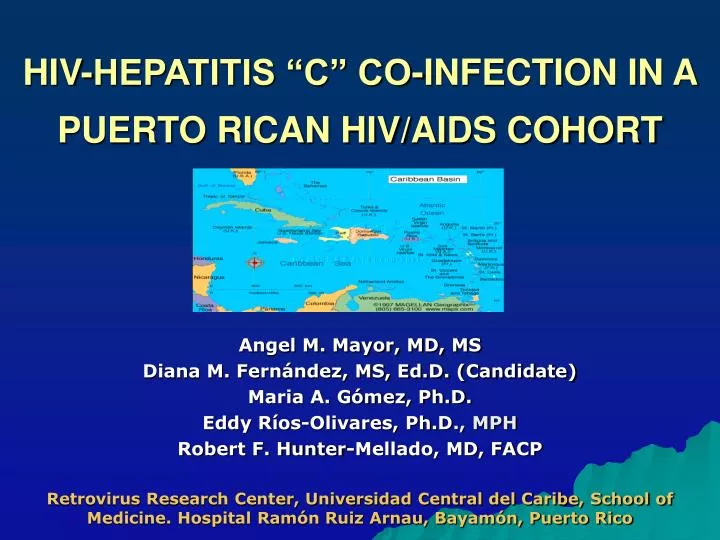 hiv hepatitis c co infection in a puerto rican hiv aids cohort