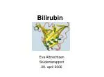 Bilirubin - slide 1