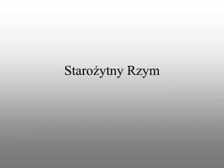 staro ytny rzym