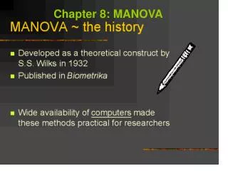 Chapter 8: MANOVA