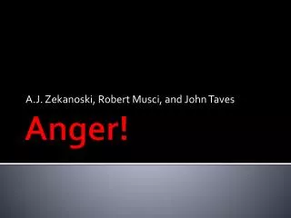 Anger!