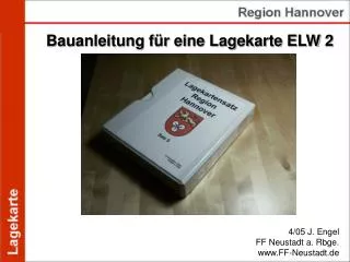 Bauanleitung für eine Lagekarte ELW 2