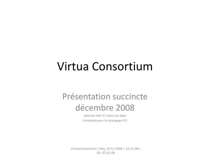 virtua consortium