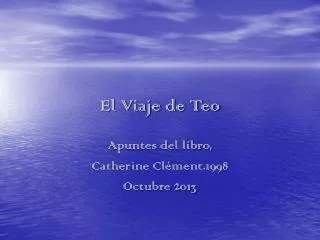 el viaje de teo