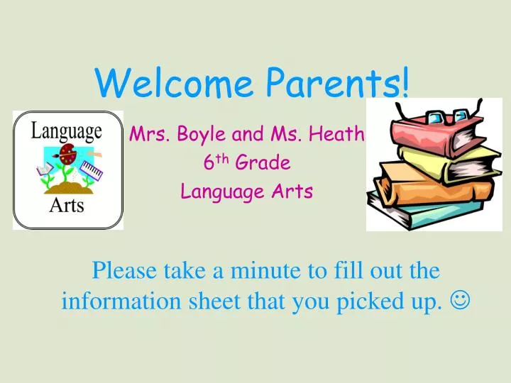 welcome parents