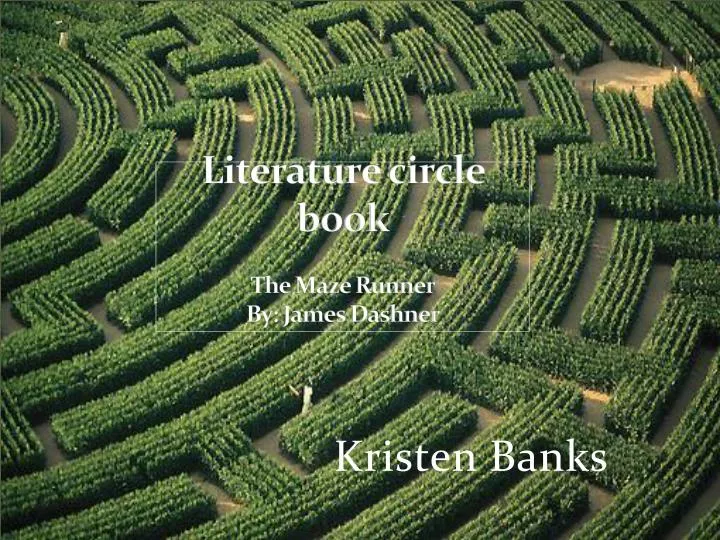 literature circle book the maze runner by james dashner