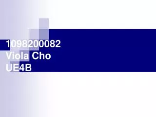 1098200082 Viola Cho UE4B