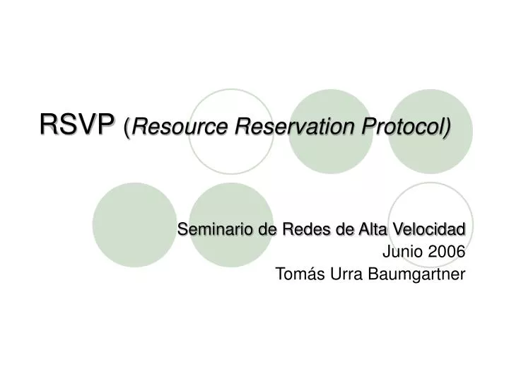 rsvp resource reservation protocol