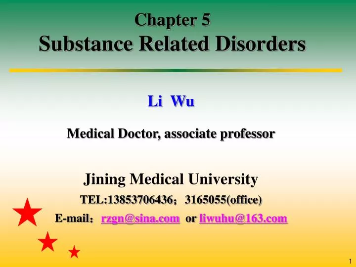 chapter 5 substance related disorders