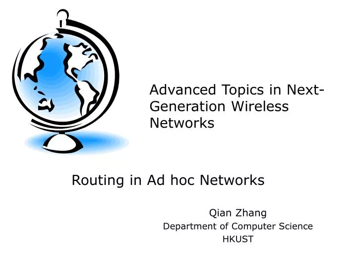 advanced topics in next generation wireless networks