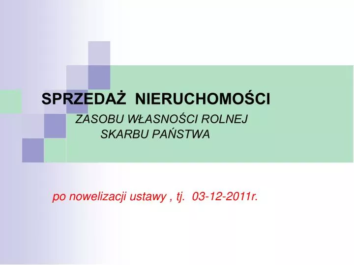 sprzeda nieruchomo ci zasobu w asno ci rolnej skarbu pa stwa