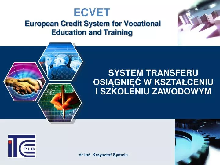 ecvet european credit system for vocational education and training