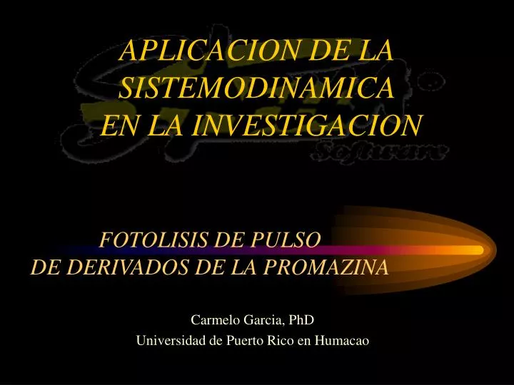 aplicacion de la sistemodinamica en la investigacion