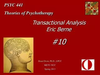 PSYC 441 Theories of Psychotherapy