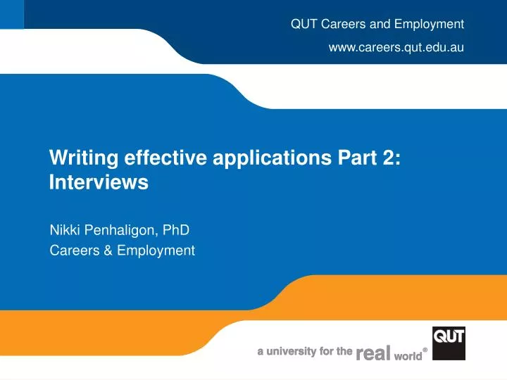 writing effective applications part 2 interviews